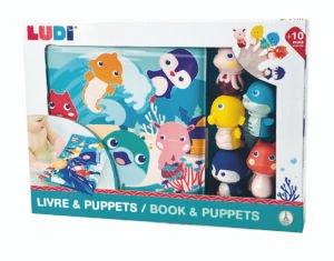 LUDI maudymosi knygelė su pirščiukų žaidimu